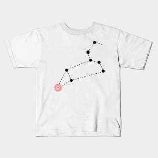 Uttara Phalguni Nakshatra Hindu Vedic Sidereal Astrology Constellation Kids T-Shirt